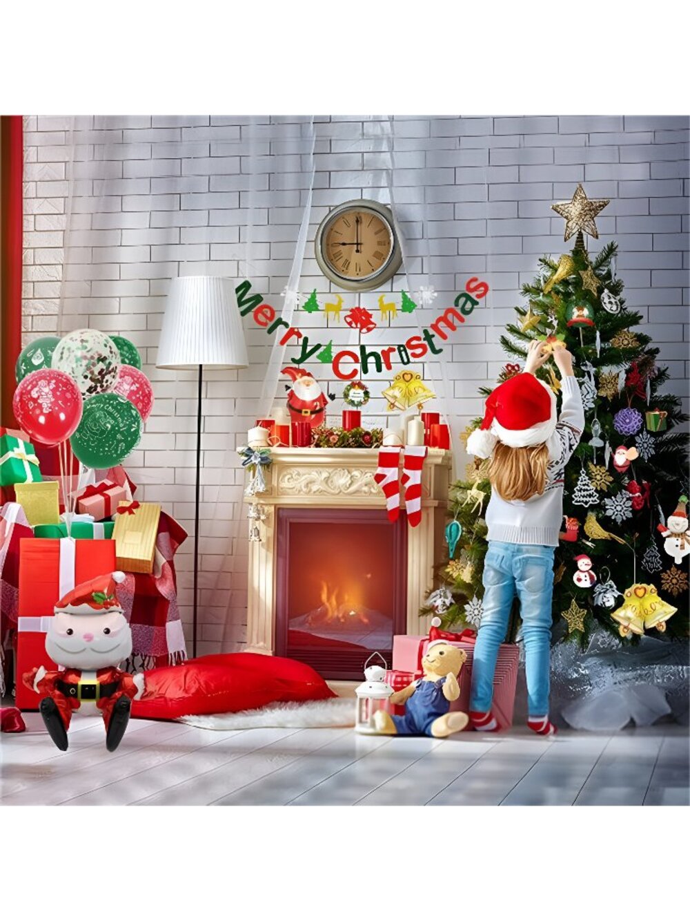Christmas Hanging Swirls Decorations, Christmas Party Decoration